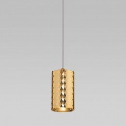 Подвесной светодиодный светильник в стиле лофт 50247/1 LED/ золото Eurosvet