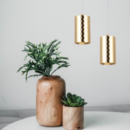 Подвесной светодиодный светильник в стиле лофт 50247/1 LED/ золото Eurosvet