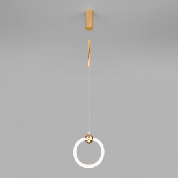 Подвесной светодиодный светильник в стиле минимализм 90165/1 золото Eurosvet