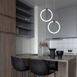 Подвесной светодиодный светильник в стиле минимализм 90166/1 черный Eurosvet