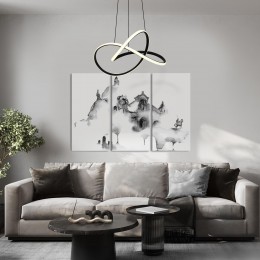 Подвесной светодиодный светильник в стиле минимализм 90312/1 черный Eurosvet