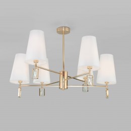 Потолочная люстра с тканевыми абажурами 60137/6 золото Eurosvet