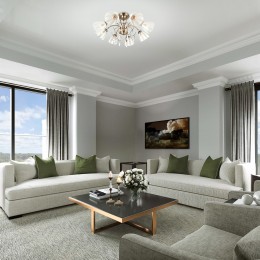 Потолочная люстра со стеклянными плафонами 30155/8 античная бронза Eurosvet