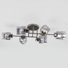 Потолочная люстра со стеклянными плафонами 30165/6 черный жемчуг Eurosvet