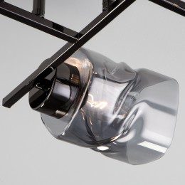 Потолочная люстра со стеклянными плафонами 30165/8 черный жемчуг Eurosvet