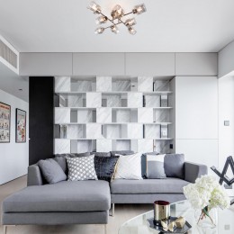 Потолочная люстра со стеклянными плафонами 30165/8 черный жемчуг Eurosvet