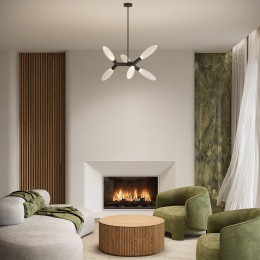 Потолочный светильник 30180/6 черный Eurosvet