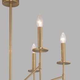 Потолочный светильник в классическом стиле 60142/6 латунь Eurosvet