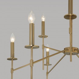 Потолочный светильник в классическом стиле 60142/9 латунь Eurosvet