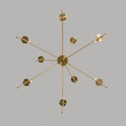 Потолочный светильник в классическом стиле 60142/9 латунь Eurosvet