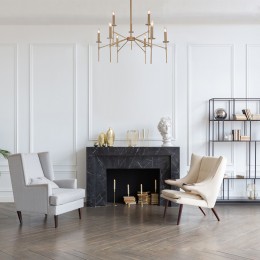 Потолочный светильник в классическом стиле 60142/9 латунь Eurosvet