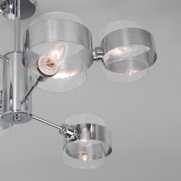 Потолочный светильник в стиле лофт 70127/6 хром Eurosvet