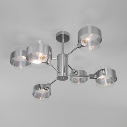 Потолочный светильник в стиле лофт 70127/6 хром Eurosvet