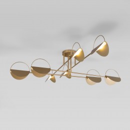 Потолочный светильник в стиле лофт 70148/8 золото Eurosvet