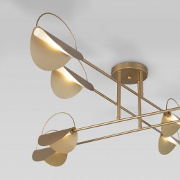 Потолочный светильник в стиле лофт 70148/8 золото Eurosvet