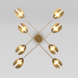 Потолочный светильник в стиле лофт 70148/8 золото Eurosvet