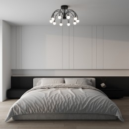 Потолочный светодиодный светильник 90035/10  LED черный Eurosvet