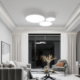 Потолочный светодиодный светильник с регулировкой яркости и цветовой температуры 90319/1 белый Eurosvet