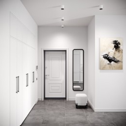 Светильник потолочный светодиодный 10W 4200K белый/чёрный жемчуг 25034/LED Elektrostandard