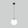 Светильник садово-парковый со стеклянным плафоном Sfera H 35158/U черный Elektrostandard