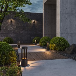 Светильник садово-парковый со светодиодами APART черный 35193/S Elektrostandard