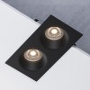 Светильник встраиваемый GU10 черный 15700/02 Elektrostandard