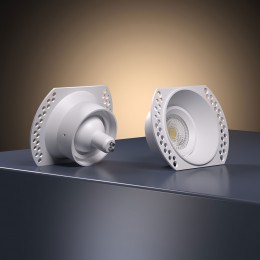 Светильник встраиваемый Renzo GU10 белый 25018/01 Elektrostandard