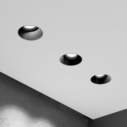 Светильник встраиваемый Renzo GU10 черный 25018/01 Elektrostandard