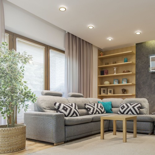 Встраиваемый светильник золото матовый DSKR80 5W 4200K Elektrostandard