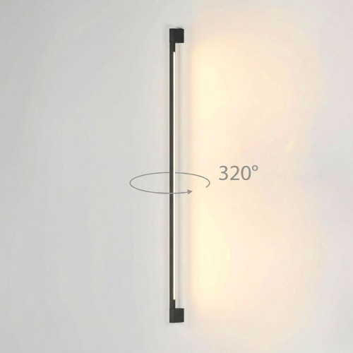 Уличный настенный поворотный светильник Argos 3000K черный 35121/D черный Elektrostandard