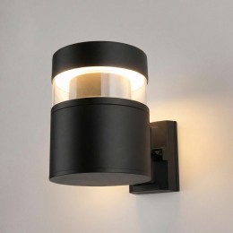 Уличный настенный светильник 1530 TECHNO LED 3000K чёрный 1530 TECHNO LED черный Elektrostandard