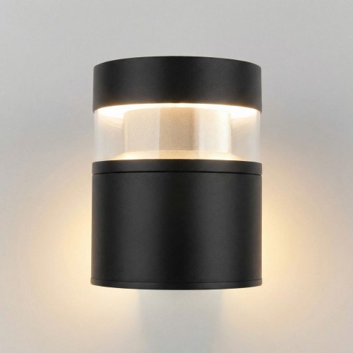 Уличный настенный светильник 1530 TECHNO LED 3000K чёрный 1530 TECHNO LED черный Elektrostandard