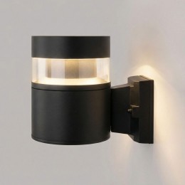 Уличный настенный светильник 1530 TECHNO LED 3000K чёрный 1530 TECHNO LED черный Elektrostandard