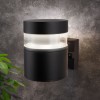 Уличный настенный светодиодный светильник IP65 1530 TECHNO LED  черный Elektrostandard