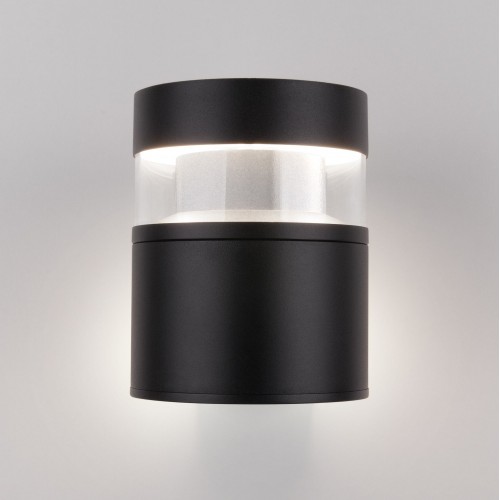 Уличный настенный светодиодный светильник IP65 1530 TECHNO LED  черный Elektrostandard