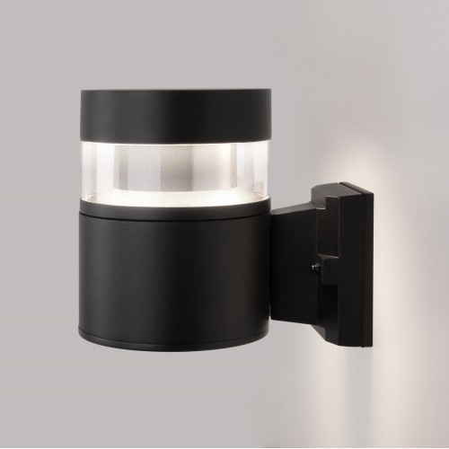 Уличный настенный светодиодный светильник IP65 1530 TECHNO LED  черный Elektrostandard