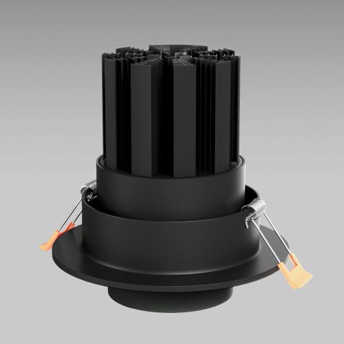 Встраиваемый светодиодный светильник с регулировкой угла освещения Zoom 15W 4200K черный 9920 LED Elektrostandard
