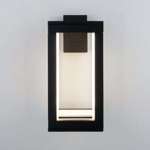 Уличный настенный светодиодный светильник Frame LED IP54 1527 TECHNO LED черный Elektrostandard