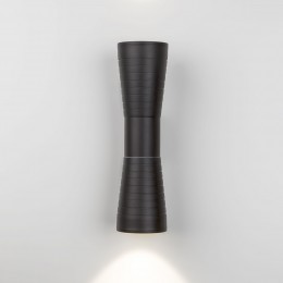 Tube double черный уличный настенный светодиодный светильник 1502 TECHNO LED Elektrostandard