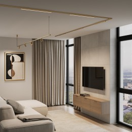 Brass Line Шинопровод накладной латунь 2м 85227/00 Elektrostandard