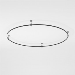 Esthetic Magnetic Шинопровод Round черный Ø1500 85217/00 Elektrostandard