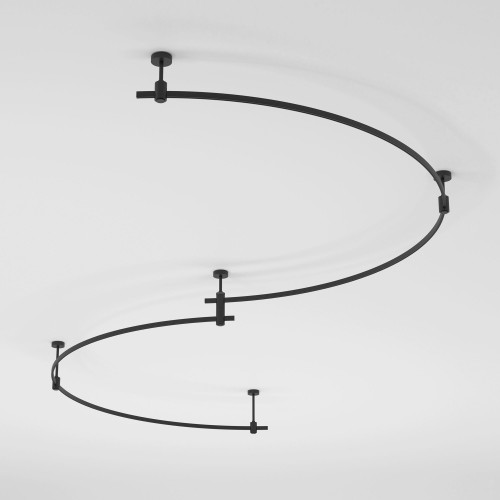 Esthetic Magnetic Шинопровод Round черный Ø1500 85217/00 Elektrostandard