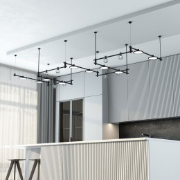 Esthetic Magnetic Трековый светильник 10W 3000K чёрный 85125/01 Elektrostandard