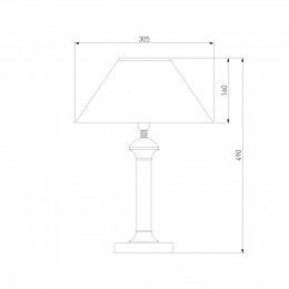 Настольная лампа 008/1T MRD (бордо) Eurosvet