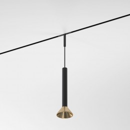 Mini Magnetic Трековый светильник 3W 3000K черный/латунь 85164/01 Elektrostandard