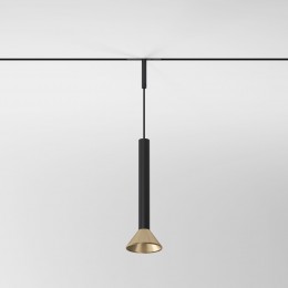 Mini Magnetic Трековый светильник 3W 3000K черный/латунь 85164/01 Elektrostandard