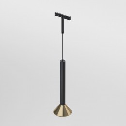 Mini Magnetic Трековый светильник 3W 3000K черный/латунь 85164/01 Elektrostandard