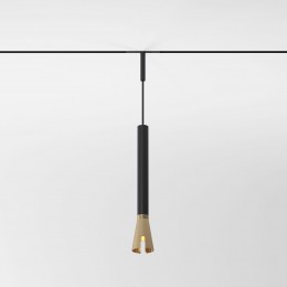 Mini Magnetic Трековый светильник 3W 3000K черный/латунь 85165/01 Elektrostandard