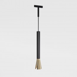 Mini Magnetic Трековый светильник 3W 3000K черный/латунь 85165/01 Elektrostandard