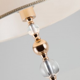 Напольный светильник с тканевым абажуром 01072/1 золото Eurosvet